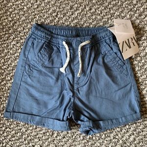 Zara boys shorts 2/3 blue NWT